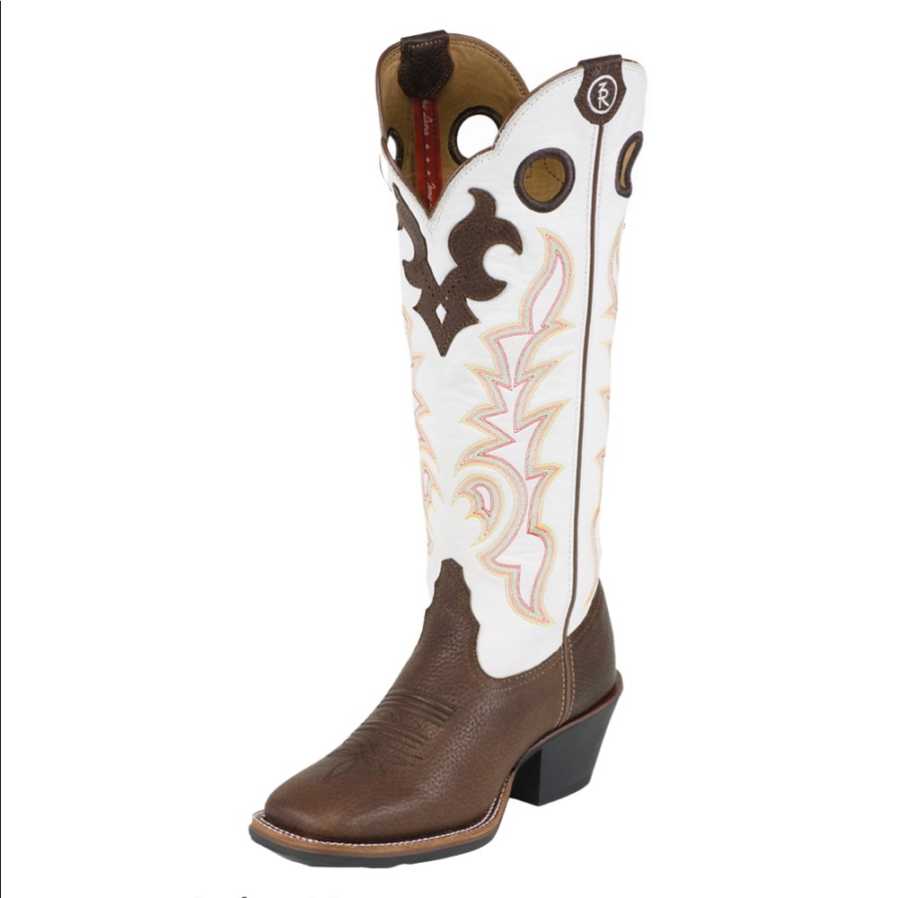 Tony Lama Women’s Beige Mustang 3R Western Boots